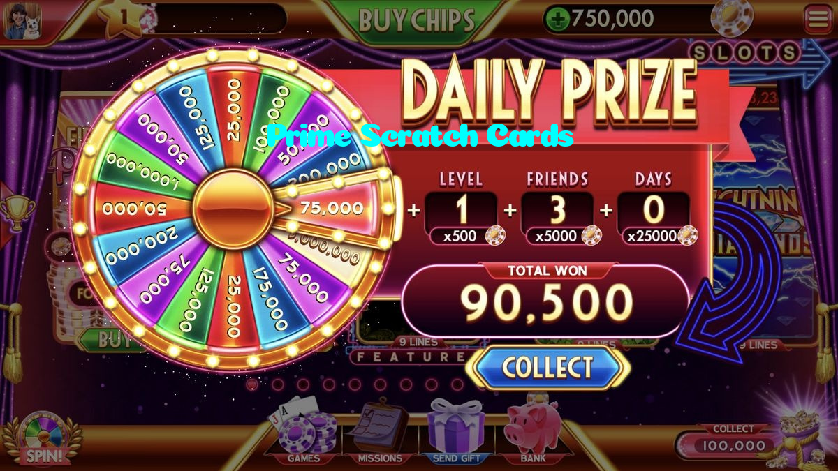 Prime Scratch Cards casino presented on mobile device in Pakistan with slots and live games