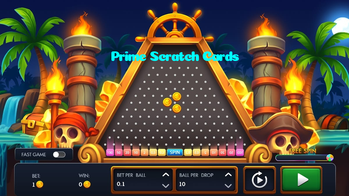 Prime Scratch Cards casino presented on mobile device in Pakistan with slots and live games